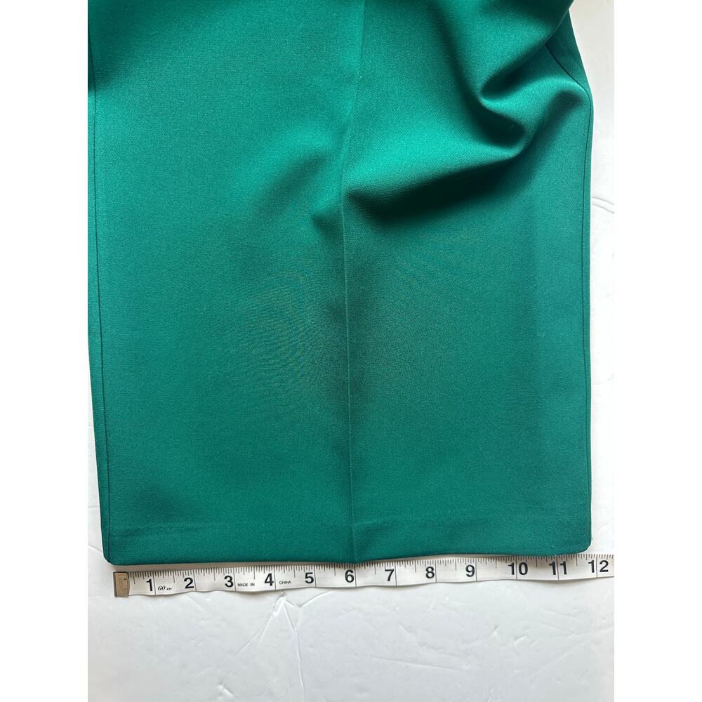 Carole Wren Emerald Green Wide Leg Pants- Size 10 - Picture 7 of 8